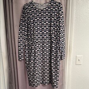 Boden Penelope Jersey Dress
Navy, Petal Head, 20/22 R